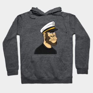 gorilla capten sailor Hoodie